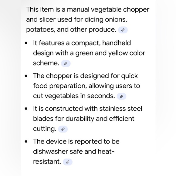 NIB Manual Vegetable Chopper & Slicer - Picture 8 of 8